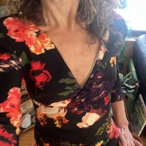 Zara Floral Print Mini Dress size XS